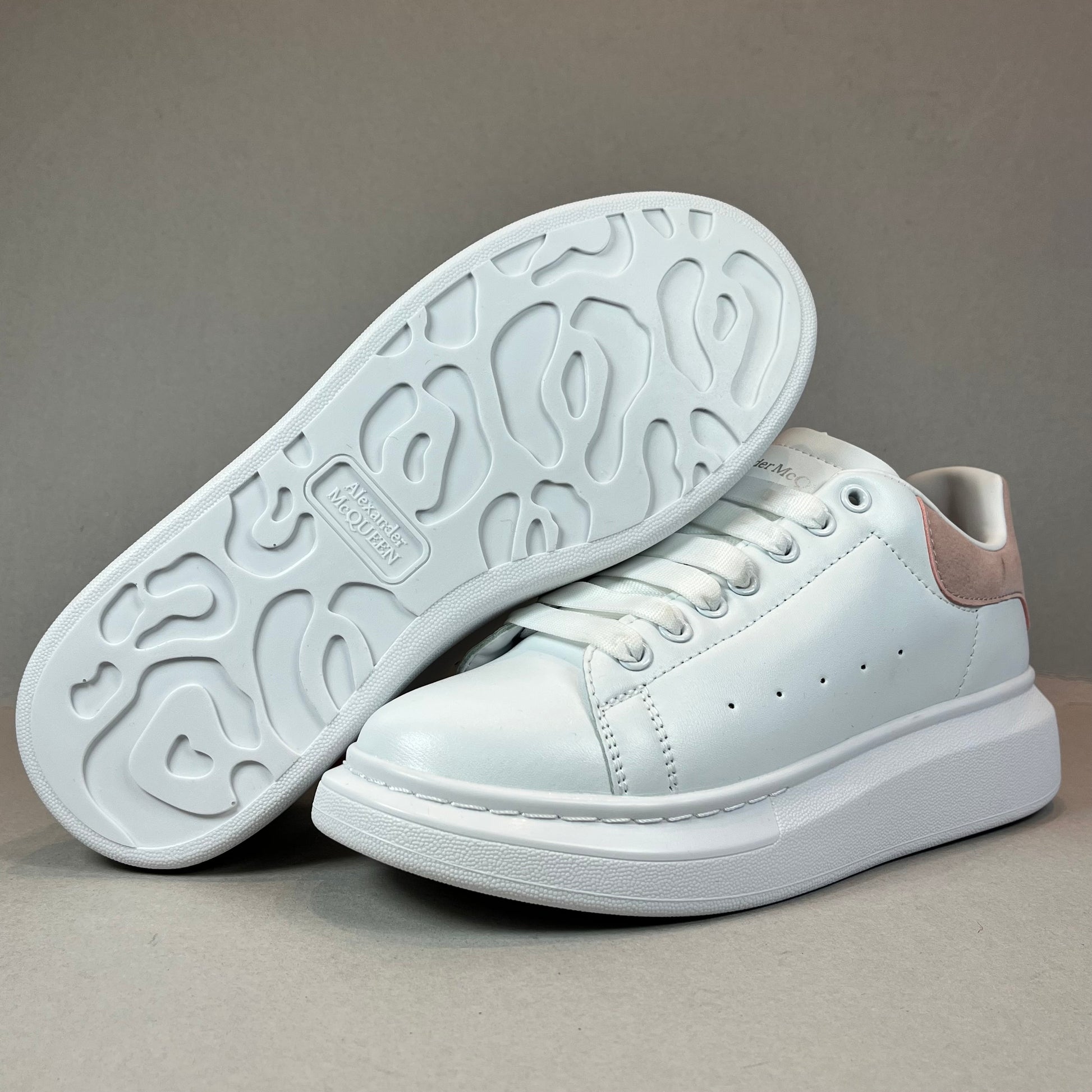 Alexander McQueen Oversized Sneakers “White Pink”