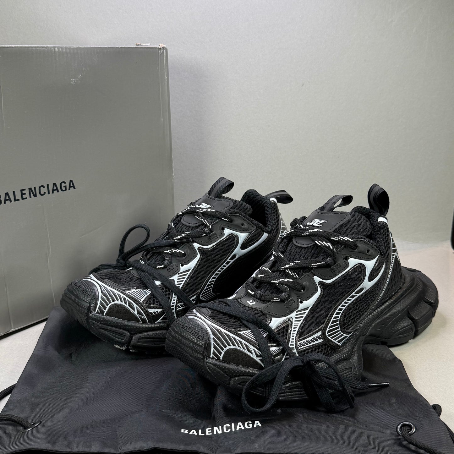 Balenciaga 3XL "Black Silver"