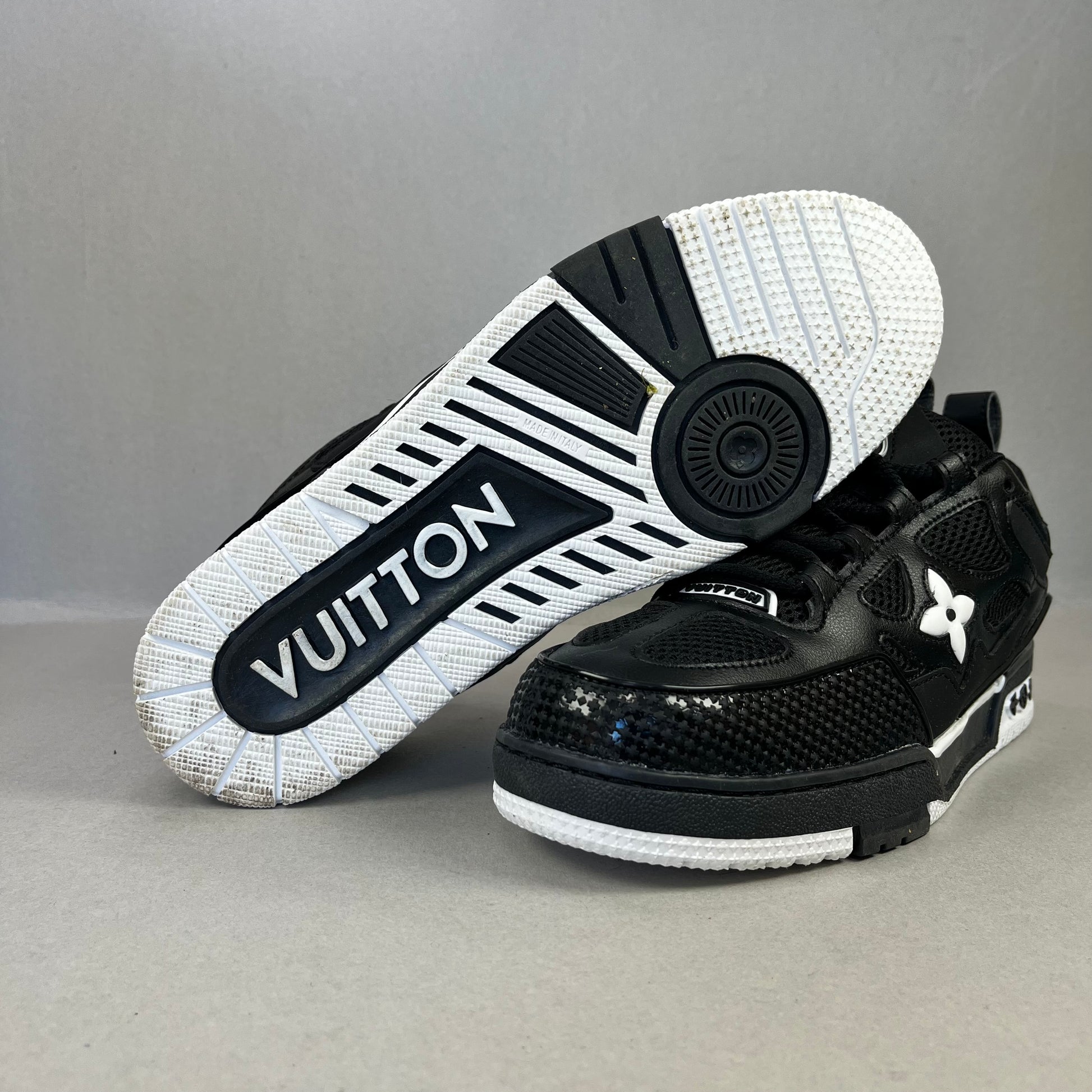 LV Skate Sneaker “Black And White”